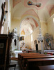 Church of Saint Daniel in Stanjel, Slovenia is one of most dominant features in Stanjel. Late Gothic St. Danijels church was built in the second half of 15th century. Later, in the 17th century, particularly outstanding church tower was built. In its interior, there is very interesting marble slab on the high-altar showing the image of the castle at the end of the 17th century.
