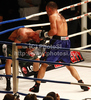 Dejan Zavec of Slovenia and Rafal Jackiewicz of Poland during IBF World Championship boxing match. IBF World Championship boxing match between Zavec and Jackiewicz was held on 4th of September 2010 in Stozice Arena in Ljubljana, Slovenia.
