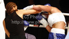 Christina Hammer of Germany and Mihaela Dragan of Romania during boxing match. Boxing match between Hammer and Dragan was held on 4th of September 2010 in Stozice Arena in Ljubljana, Slovenia.
