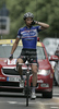 Winner Sylvain Chavanel of France (Quick Step) finishing the second stage of the 97th Tour de France from Bruxelles to Spa (Belgium). The stage was 201 km long. The second stage of 97th of Tour de France 2010 from Bruxelles to Spa was held on Monday, 5th of July 2010 in Belgium.
