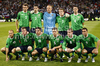 Team of Northern Ireland before football match of first round of UEFA European championships qualifications between Slovenia and Northern Ireland. Match between Slovenia and Northern Ireland was played on Friday, 3rd of September 2010 in Ljudski Vrt arena in Maribor, Slovenia.
