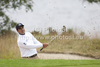 Felipe Aguilar (CHI) in action during the 3rd day of the PGA European Tour, Barclays Scottish Open part of The Race to Dubai Tournament.
