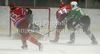 Elik Todd (no.12) of HK Jesenice shooting during ice hockey match Summer League Rudi Hiti (Poletna liga Rudi Hiti) 2010 between HDD Tilia Olimpija and HK Acroni Jesenice. Match between HDD Tilia Olimpija and HK Acroni Jesenice was held on Friday, 20th of August 2010 in Ljubljana, Slovenia.
