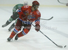 Manfreda Marjan (no.18) of HK Jesenice during ice hockey match Summer League Rudi Hiti (Poletna liga Rudi Hiti) 2010 between HDD Tilia Olimpija and HK Acroni Jesenice. Match between HDD Tilia Olimpija and HK Acroni Jesenice was held on Friday, 20th of August 2010 in Ljubljana, Slovenia.
