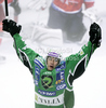 Bostjan Golicic (no.71) of HDD Olimpija celebrating his goal during ice hockey match Summer League Rudi Hiti (Poletna liga Rudi Hiti) 2010 between HDD Tilia Olimpija and HK Acroni Jesenice. Match between HDD Tilia Olimpija and HK Acroni Jesenice was held on Friday, 20th of August 2010 in Ljubljana, Slovenia.
