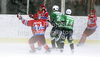 Players of Jesenice celebrating their goal during ice hockey match Summer League Rudi Hiti (Poletna liga Rudi Hiti) 2010 between HDD Tilia Olimpija and HK Acroni Jesenice. Match between HDD Tilia Olimpija and HK Acroni Jesenice was held on Friday, 20th of August 2010 in Ljubljana, Slovenia.
