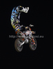 Levi Sherwood (NZL) in action during the London stage of The Red Bull X-Fighters freestyle Motorcycle Cross Tournament held at Battersea Power Station, Battersea, London, England.
